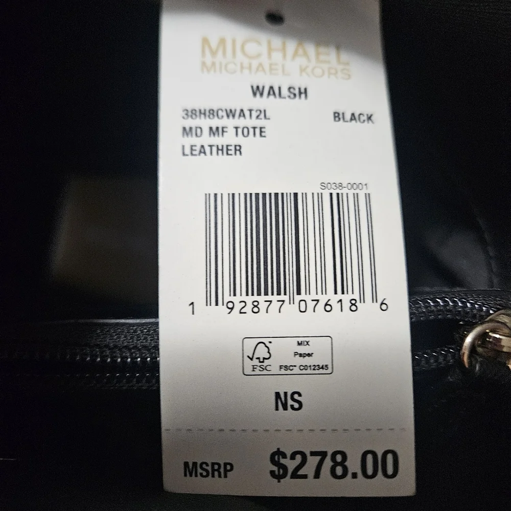 Michael Kors Black Tote Bag - Picture 6 of 8